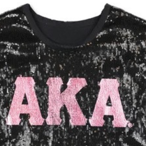Camiseta de Manga Corta con Lentejuelas Negras y Rosas Personalizada, Cuello Redondo, Diseño Gráfico Brillante, Top Casual de Moda, Ropa Brillante para Fiesta para Mujer - Product Image 5