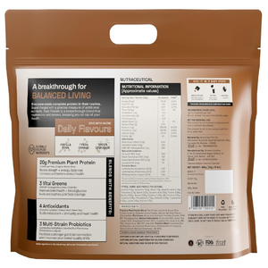 Poudre de protéines végétales premium au chocolat noir, riche en protéines, pour boisson protéinée quotidienne, mélange de protéines végétales naturelles pour shake nutritif - Product Image 2