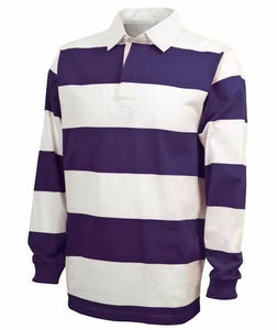 Top Quality Custom Printed Men Solid Canvas <b>Long</b> <b>Sleeve</b> for <b>Shirts</b> Polyester/Cotton Fabric <b>White</b> Color OEM Service Polo <b>Shirts</b> - Product Image 1