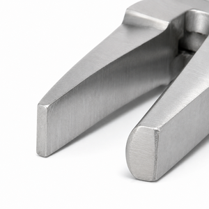 Flat and Half Round <b>Nose</b> Jaws Pliers 130mm INOX Stainless Steel Jewelry Tool ZetomedPro - Product Image 1