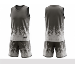 Conjunto de Baloncesto Sublimado, Personalizado, de Secado Rápido, Transpirable, Jersey y Pantalones Cortos de Poliéster, Ropa Deportiva para Hombres, Mujeres y Jóvenes - Product Image 4