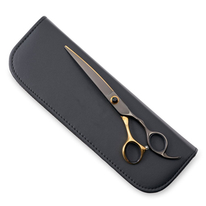 OEM Factory Prices Luxury-Stainless Steel Reusable Adjustable Screw Pet Grooming Curved <b>Scissors</b> With Razor Edge Blade - Product Image 4