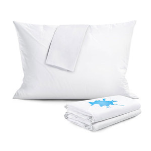 Protector de Almohada Impermeable de Alta Calidad con Tela Suave y Transpirable, Cierre Seguro, Estilo Sencillo, Uso Doméstico y Opciones Personalizables - Product Image 1