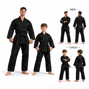 Uniforme de Artes Marciales Personalizado 100% Algodón Marrón para Hombres y Niños, Traje de Entrenamiento de Karate y BJJ Premium al por Mayor - Product Image 5