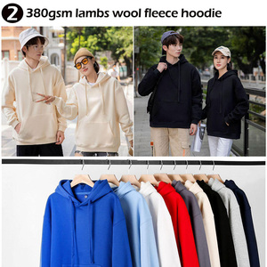 Sudaderas con Capucha de Alta Calidad para Hombre, Unisex, Talla Grande, con Logotipo Personalizado Impreso, de Algodón/Poliéster, Tejido de Felpa - Product Image 4