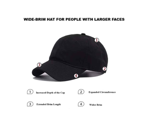 Gorra de béisbol de algodón liso negra personalizada Unisex Sports Logo Snapback Hat Sombrero Fedora ajustable con logotipo bordado - Product Image 2