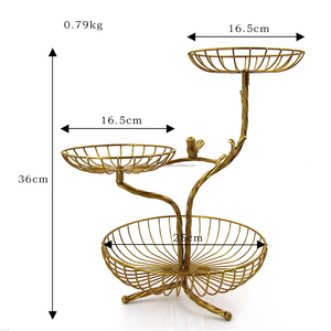 2-Tier giỏ trái cây với chuối móc áo, có thể tháo rời Countertop trái cây đứng, nhà bếp lưu trữ giá cho Trái Cây Rau trứng - Product Image 5
