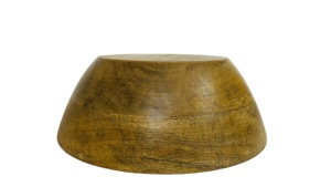 Bol en bois d'acacia pour salades et collations Vaisselle d'aspect biologique pour cuisines et maisons écologiques - Product Image 5