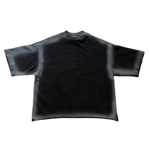 T-shirt Vintage Oversize 100% Coton Confortable et Tendance, Nouveau Modèle Best-seller, Vente en Gros, T-shirt Vintage Lourd et Uni pour le Streetwear - Product Image 3