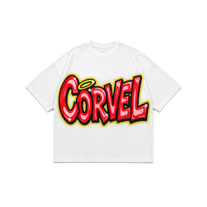 Customized Graphic Oversized Men's <b>shirts</b> Wholesale Heavyweight Cotton Crew Neck Bold Letter DTG Print Casual Streetwear Apparel - Product Image 3