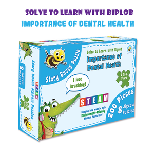 Rompecabezas Biplob 8 en 1, 200 Piezas, Enseña la Importancia de la Salud Dental de Forma Divertida y Atractiva - Product Image 2
