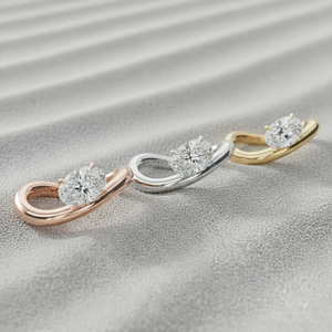 Bague de fiançailles ovale solitaire Stonewels plaquée or |   pour diamant cultivé en laboratoire certifié |   Bijou unisexe de luxe en or jaune 14 carats serti de pierres - Product Image 5