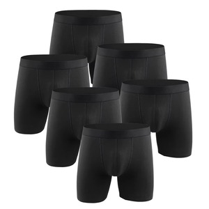 Calzoncillos bóxer de spandex y poliéster, ligeros, de secado rápido, material flexible, ajuste cómodo para hombre, ropa interior para uso diario. - Product Image 5