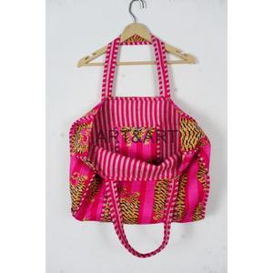 Bolsa de Mano Vintage Resistente, Diseño Acolchado de Algodón Grueso, Dos Asas, Gran Capacidad, Ideal para Gimnasio y Bodas - Product Image 5