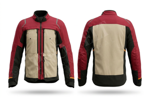 รับผลิตเสื้อแจ็คเก็ตมอเตอร์ไซค์แบบ Private Label คุณภาพดี ทนทาน ดีไซน์หลากสี สำหรับขี่กลางแจ้ง กันน้ำ กันลม - Product Image 5