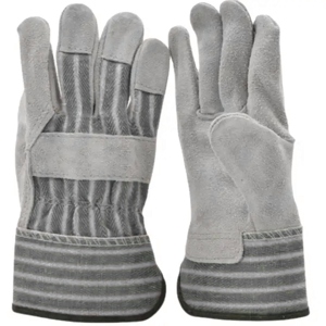 High Quality Reflective Cowhide Split Leather <b>Gloves</b> <b>Long</b> Lasting Industrial Safety <b>Gloves</b> for Construction and Hand Protection - Product Image 5