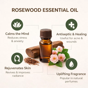 Rosewood Essential <b>Oil</b> Pure Natural 100% Pure Pain Relief Aromatherapy Skin Care Hair Care Massage <b>Diffuser</b> Use Bulk Supply - Product Image 3