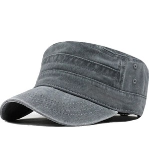 <b>Flat</b> Cap Unisex Adjustable Cotton <b>Flat</b> Caps Dark Green Casual Style Breathable Spring Summer Adult <b>Hat</b> ODM OEM Trending - Product Image 3