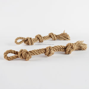 Juguete de triple cáñamo resistente para mascotas, mejora la higiene bucal, regalo de entrenamiento de vacaciones, juguete para perros, exportador de Vietnam, ODM de entrega rápida - Product Image 5
