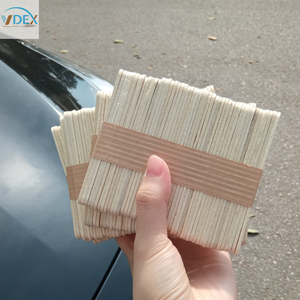 Palitos de helado de madera rectos ecológicos de 114mm y 93mm para hacer paletas Fuente de materia prima disponible - Product Image 5