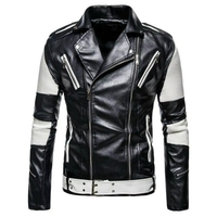 Veste en cuir d'hiver épaisse et lourde, entièrement cloutée, avec col montant et logo frontal, en cuir de vachette de haute qualité, vente en gros