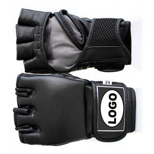 Gants de boxe épais et demi-gants de MMA pour sac de frappe, Mitaines thaïlandaises, Équipement professionnel d'entraînement de boxe et d'arts martiaux - Product Image 2