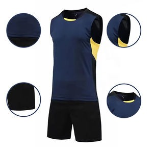 Comfortable Custom Logo And Simple Designed High Quality Sleeveless <b>Volleyball</b> Uniform For Men Printed Sport Wear - Product Image 6