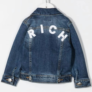 Kids Baby Girls Denim Jeans Fashionable Denim <b>Jacket</b> Solid Colors Kids Jean <b>Jacket</b> - Product Image 5