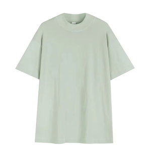 Camiseta Oversize Vintage de Algodón de 280 Gramos para Hombre, Estilo Streetwear, Lavado Pesado con Degradado de Humo, Venta al por Mayor Personalizada - Product Image 1