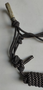 Custom Rope <b>Halter</b> with rawhide Noseband for Daily Stable Handling Lightweight Training Horse <b>Halter</b> - Product Image 2