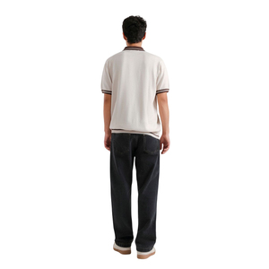 Nouvelle Chemise Homme 2026 à Manches Courtes Couleur Unie en Piqué de Nylon Coupe Droite Style Décontracté Vert Olive avec Boutons Brodés - Product Image 6
