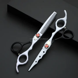 Ciseaux de barbier professionnels F81, 5,5/6 pouces, acier inoxydable, pointe acérée, ciseaux à cheveux, vente en gros, OEM ODM disponible - Product Image 2