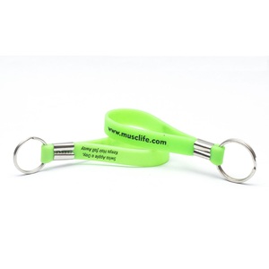 Bracelet porte-clés en silicone réutilisable très demandé pour les événements ou les concerts, disponible au prix d'usine en provenance d'Inde - Product Image 4
