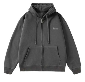 Vêtements décontractés, nouvelle collection hiver, design respirant, sweat à capuche zippé pour homme, vêtements unisexes avec logo personnalisé, vente en gros - Product Image 1