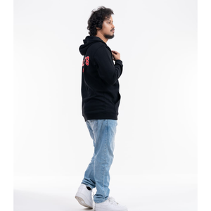 Tissu respirant et durable confortable et douillet avec un tissu en polaire de haute qualité pour hommes, sweat à capuche zippé, sweat à capuche imprimé à l'arrière pour Noël - Product Image 1