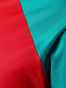 Men's Red And Teal <b>Raglan</b> Sleeve T-Shirt Quick Dry Slim Fit O-Neck Casual Short Sleeve Knitted Sport <b>Top</b> Two Tone Color T Shirts - Product Image 6