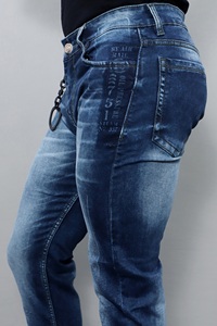 Jeans Grises Elásticos de Cintura Media para Hombre Gex de Primera Calidad, Más Vendidos - Product Image 5
