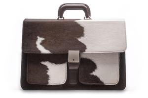 Hair On Hide <b>Leather</b> Laptop Bag Stylish Handmade Cowhide <b>Briefcase</b> for Men Women Business Travel Wholesale Bulk LHLB-0017 - Product Image 6
