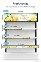 Écran LED rotatif personnalisé en tissu SEG, barre lumineuse LCD extensible, étagère, affichage vidéo en bande haute luminosité écologique pour salon de beauté