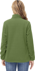 Customized Women's Winter Outdoor Embroidered Breathable Polar Fleece Reversible Heated Eco-Friendly Quick Dry Casual Jacket - Product Image 3