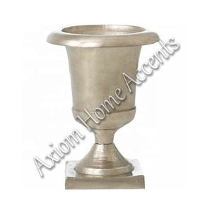 Jarrón de Metal de estilo moderno y sofisticado, forma elegante única, axioma, acentos para el hogar, decoración rústica transparente para exteriores para mesa - Product Image 6