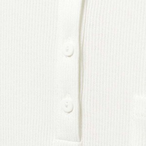 Camiseta Polo Transpirable de Manga Corta para Mujer, Color Sólido, Estilo Casual Holgado, Cuello Camisero con Botones, para Verano - Product Image 4