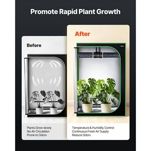 Ventilador de Conducto en Línea de 8\" con Motor Silencioso de CA, 720 CFM, Ventilación y Extracción para Carpas de Cultivo e Hidroponía, Refuerzo de Calefacción y Refrigeración - Product Image 2