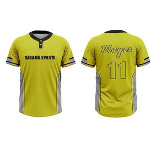 ชุดยูนิฟอร์มเบสบอลและซอฟต์บอลชายแบบสั่งทำพิเศษ เสื้อและชุดที่ทนทาน พร้อมพิมพ์หมายเลขและชื่อทีม แบบซับลิเมชั่น - Product Image 4