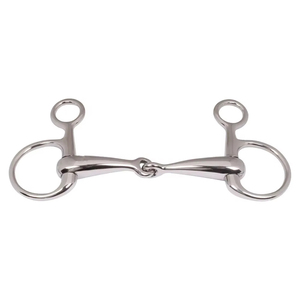 2026 Horse Bit Stainless Steel Copper <b>Roller</b> <b>Jointed</b> Snaffle Bit Silver Color Equestrian Riding Equipment Western horse tack bit - Product Image 5