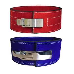 Weightlifting Lever Belt High Quality 13mm Extra Thick Leather Lever Lock Belt Maximum Core Stability <b>Strength</b> <b>Training</b> OEM - Product Image 5
