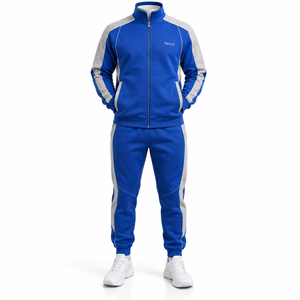 Conjunto Deportivo Informal Holgado de Corte Largo con Cintura Ajustable con Cordón y Bolsillos Laterales, Unisex, Negro, con Capucha, 100% Algodón - Product Image 1