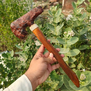ขวานคริสตัลหินออบซิเดียนมะฮอกกานีทำมือขายส่ง สำหรับนักสะสมและร้านขายของที่ระลึก - Product Image 6