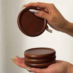 Fabricant de sous-verres en bois avec logo personnalisé, sous-verres en bois de haute qualité, sous-verres décoratifs les plus vendus, grossiste - Product Image 5