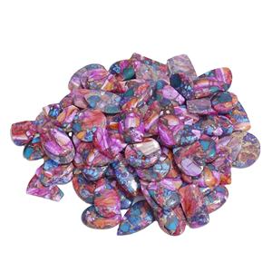 AAA + alta calidad Natural Pink Dahlia Spiny Oyster cobre turquesa cabujón piedra preciosa suelta de tamaño de forma mixta para la fabricación de joyas - Product Image 1